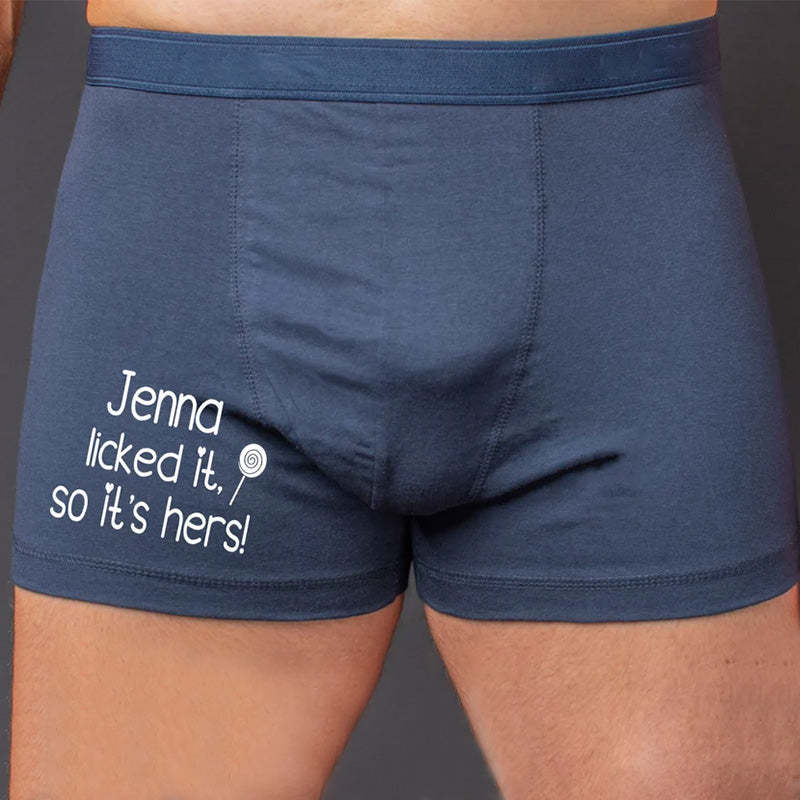 Stocking filler for husband boyfriend Christmas gift for hubby Personalised boxers