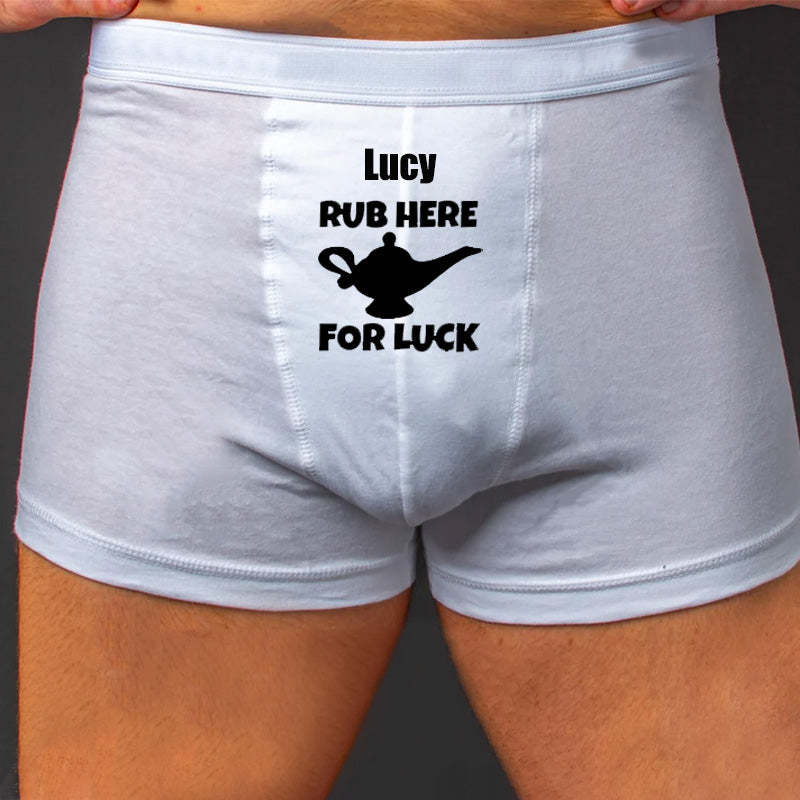 Stocking filler for husband boyfriend Christmas gift for hubby Personalised boxers