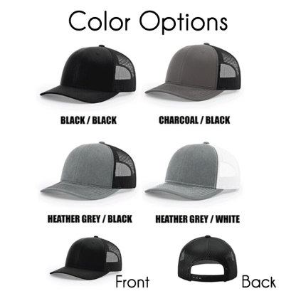 Custom Racing Trucker Hat, Race Name Number Hats for Racers Teams