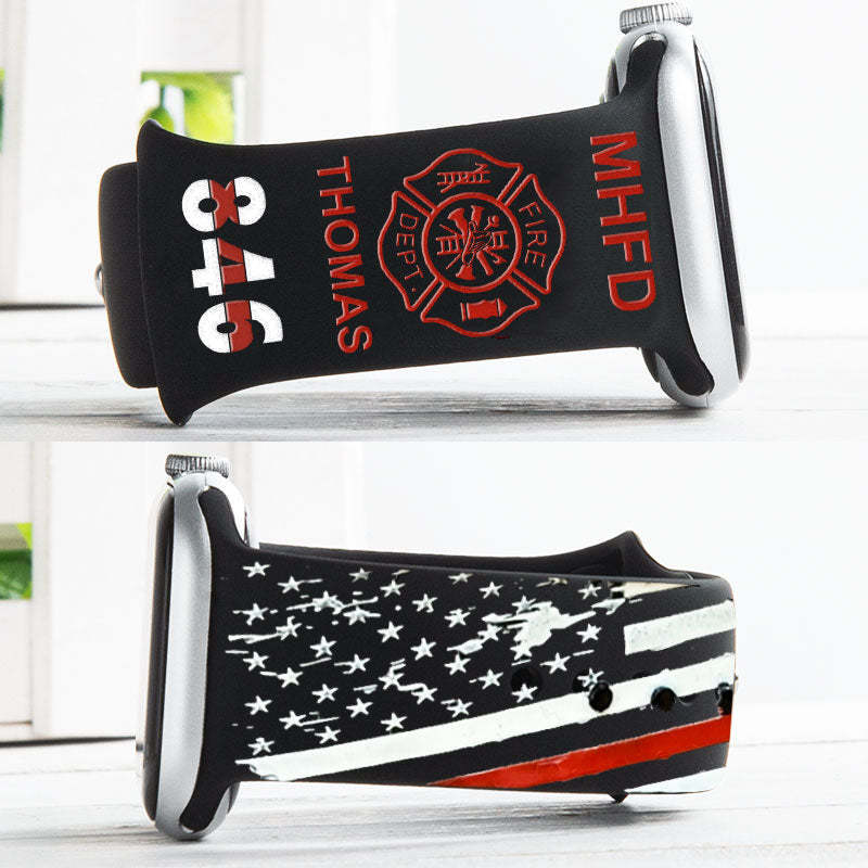 Firefighter Silicone Bands, Firefighter, first responses, first in last out