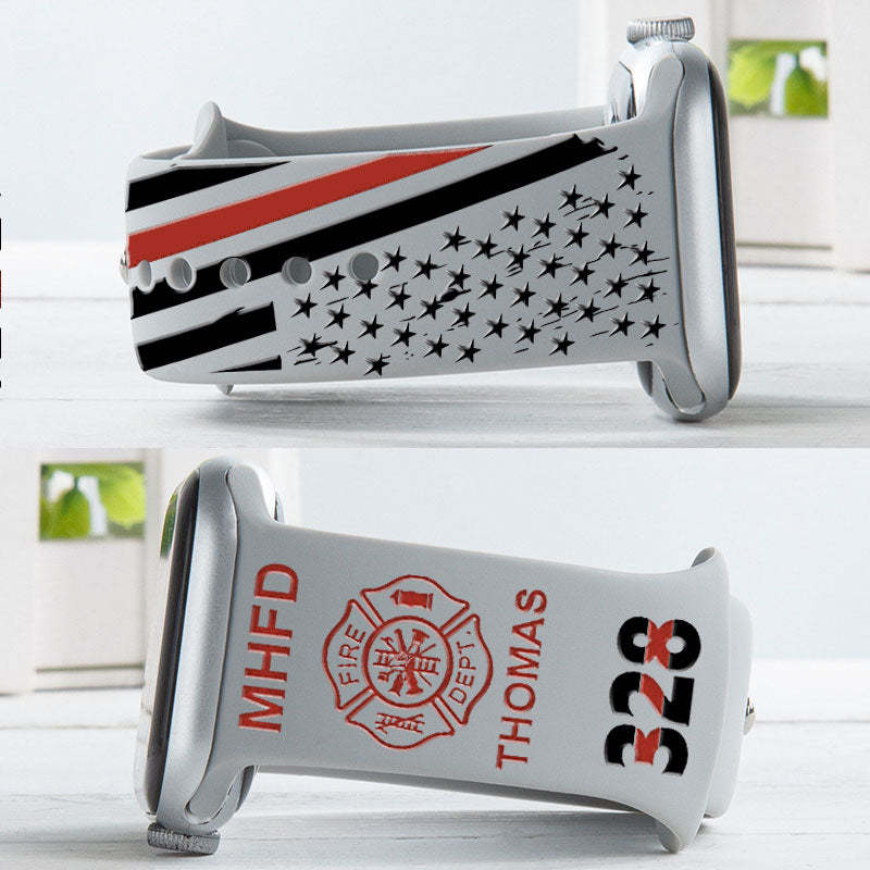 Firefighter Silicone Bands, Firefighter, first responses, first in last out