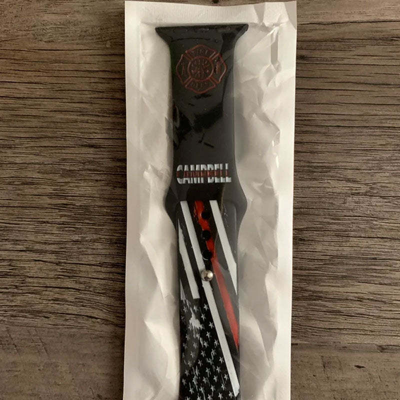 Firefighter Silicone Bands, Firefighter, first responses, first in last out