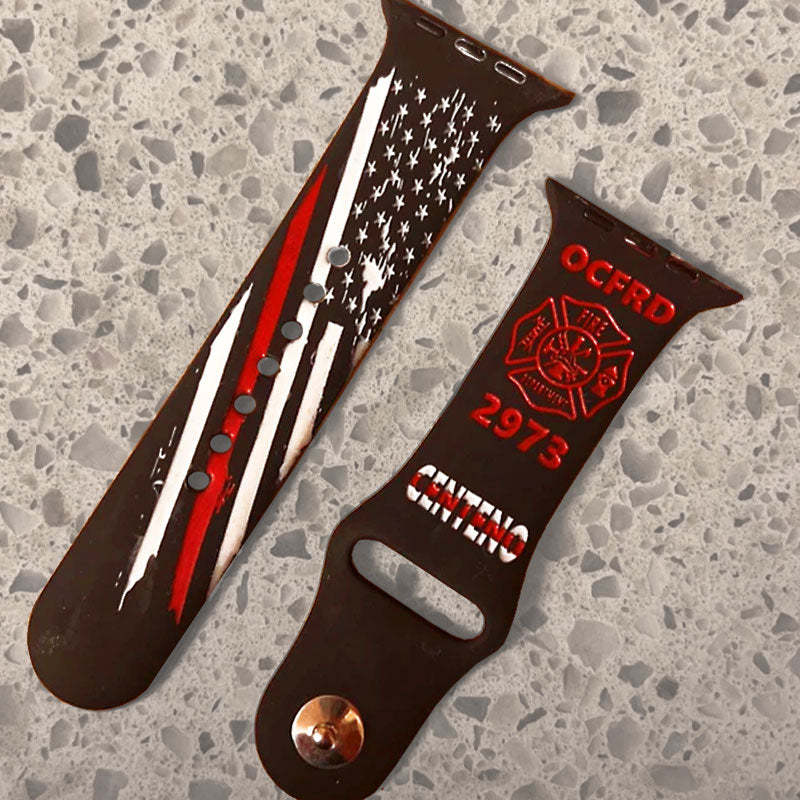 Firefighter Silicone Bands, Firefighter, first responses, first in last out