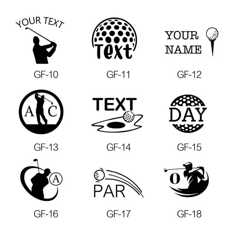 Custom Logo Stamp Monogram Golf Ball Stamp