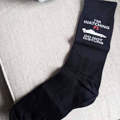 Rev Up Your Style with Personalised Lucky Racing Socks Perfect Racing Fan Gift