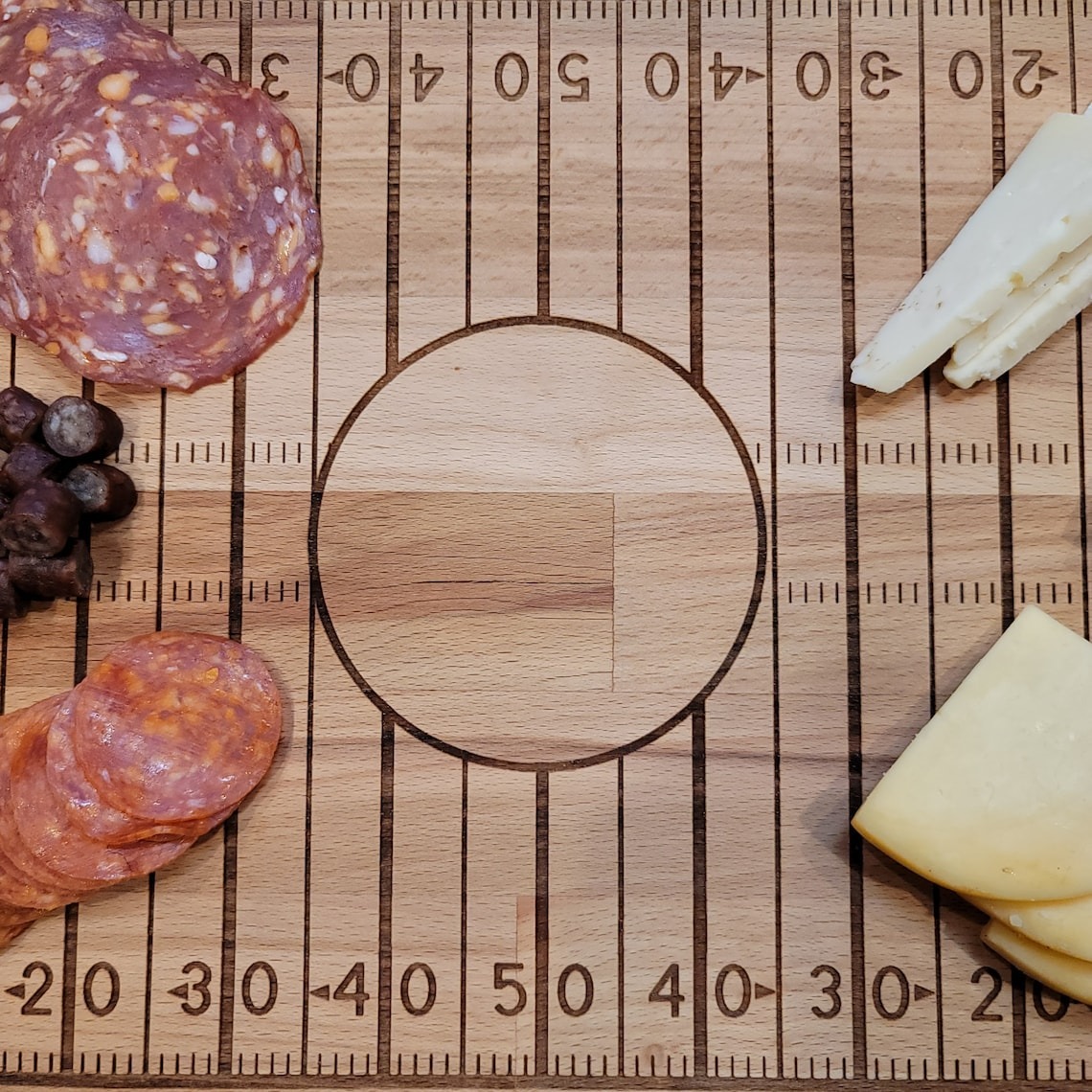 Football Field Charcuterie Board