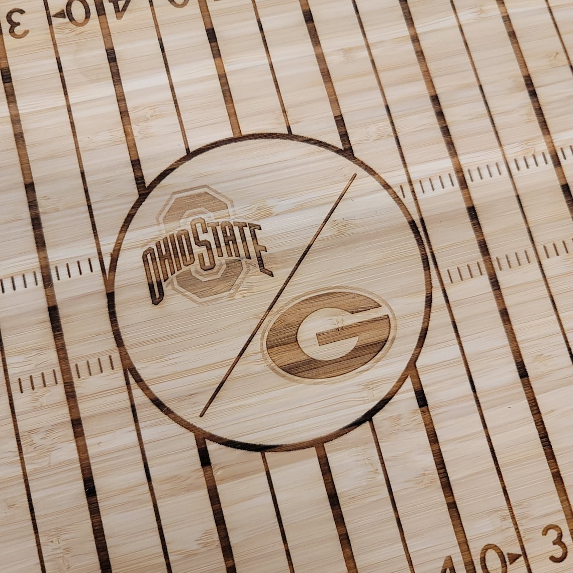 Football Field Charcuterie Board