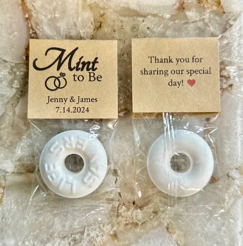 Wedding Mint To Be Favors - Engagement, Rehearsal Dinner, Bachelorette, Wedding Brunch, Wedding Mints, Wedding Favors, Wedding Favours