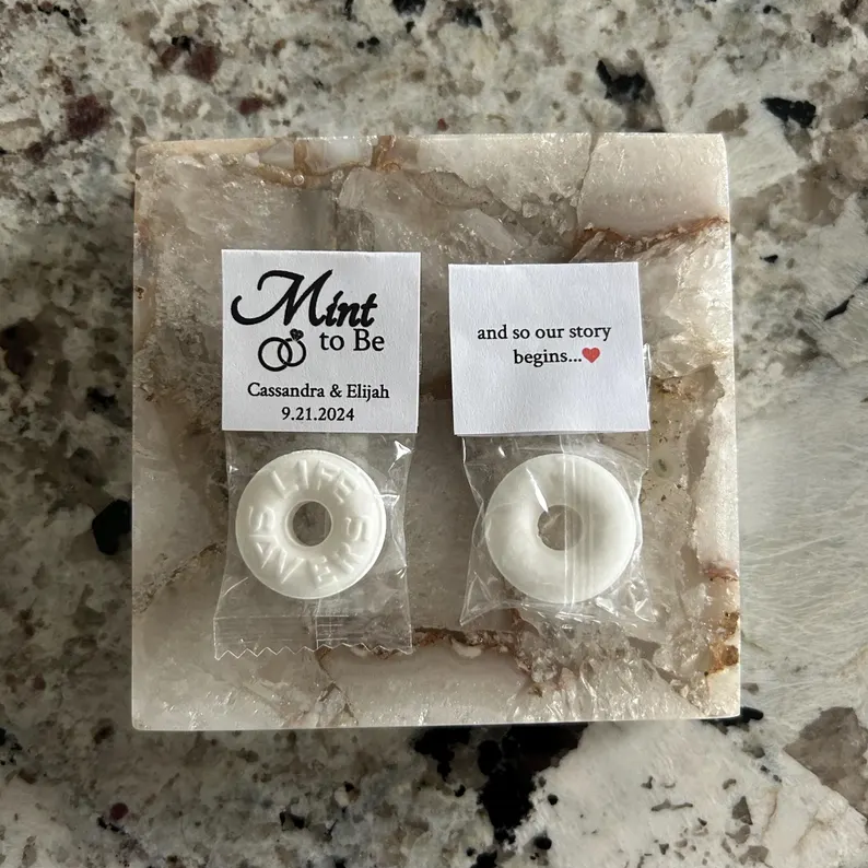 Wedding Mint To Be Favors - Engagement, Rehearsal Dinner, Bachelorette, Wedding Brunch, Wedding Mints, Wedding Favors, Wedding Favours