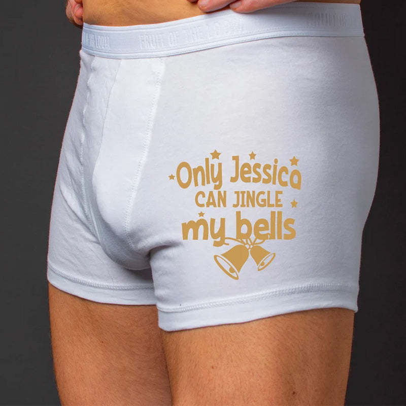 Stocking filler for husband boyfriend Christmas gift for hubby Personalised boxers