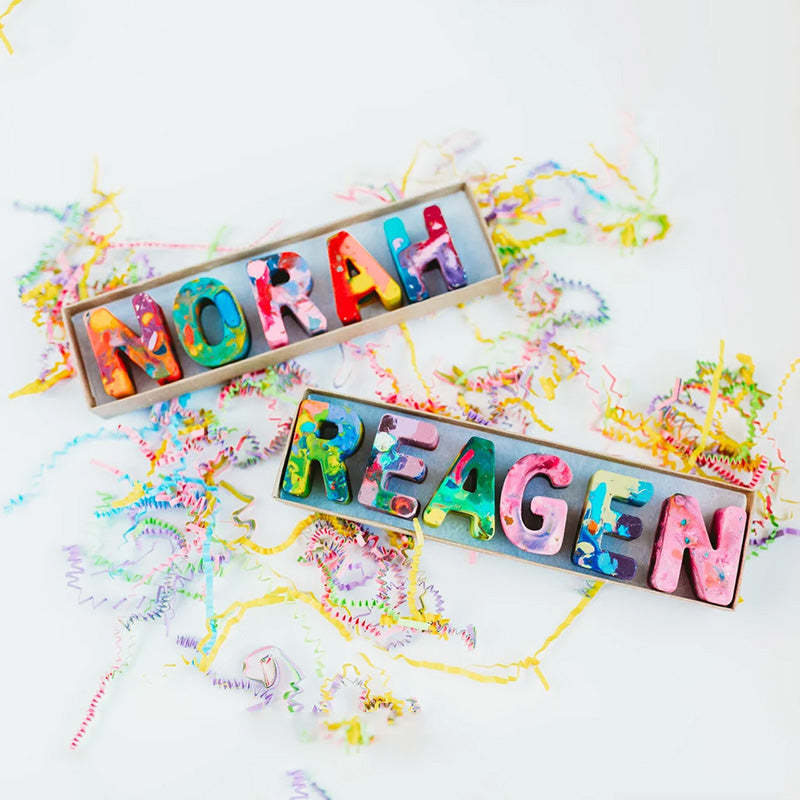 Personalized NAME Crayons for Kids - Birthday Kids Crayon Set Gift