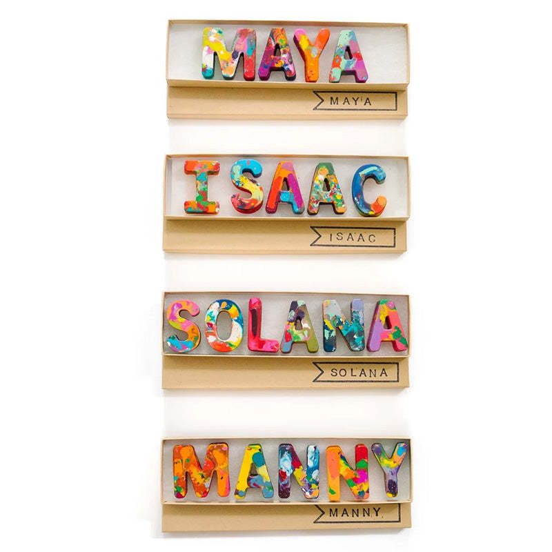Personalized NAME Crayons for Kids - Birthday Kids Crayon Set Gift