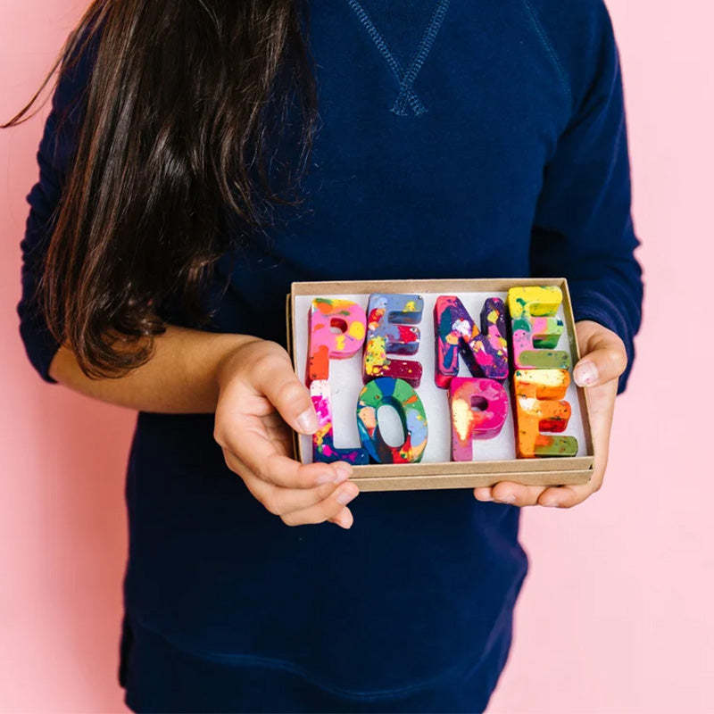 Personalized NAME Crayons for Kids - Birthday Kids Crayon Set Gift