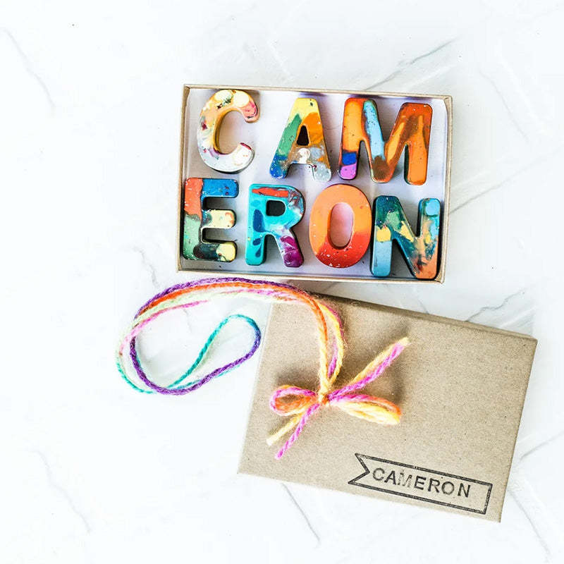 Personalized NAME Crayons for Kids - Birthday Kids Crayon Set Gift
