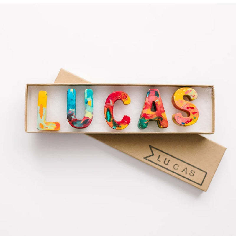 Personalized NAME Crayons for Kids - Birthday Kids Crayon Set Gift