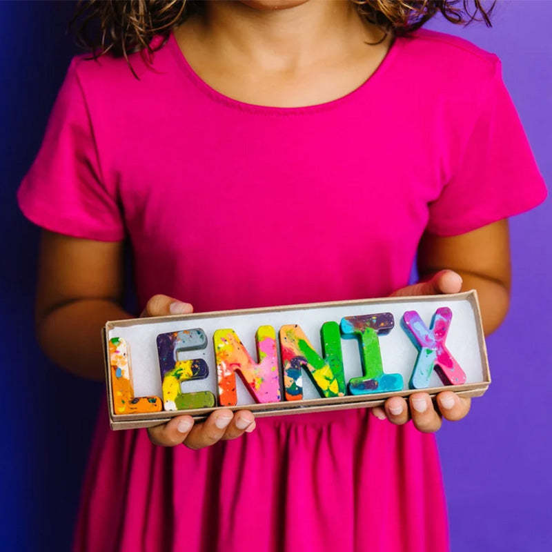 Personalized NAME Crayons for Kids - Birthday Kids Crayon Set Gift