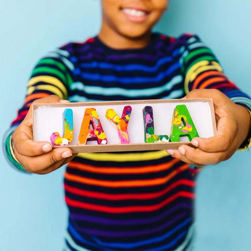 Personalized NAME Crayons for Kids - Birthday Kids Crayon Set Gift