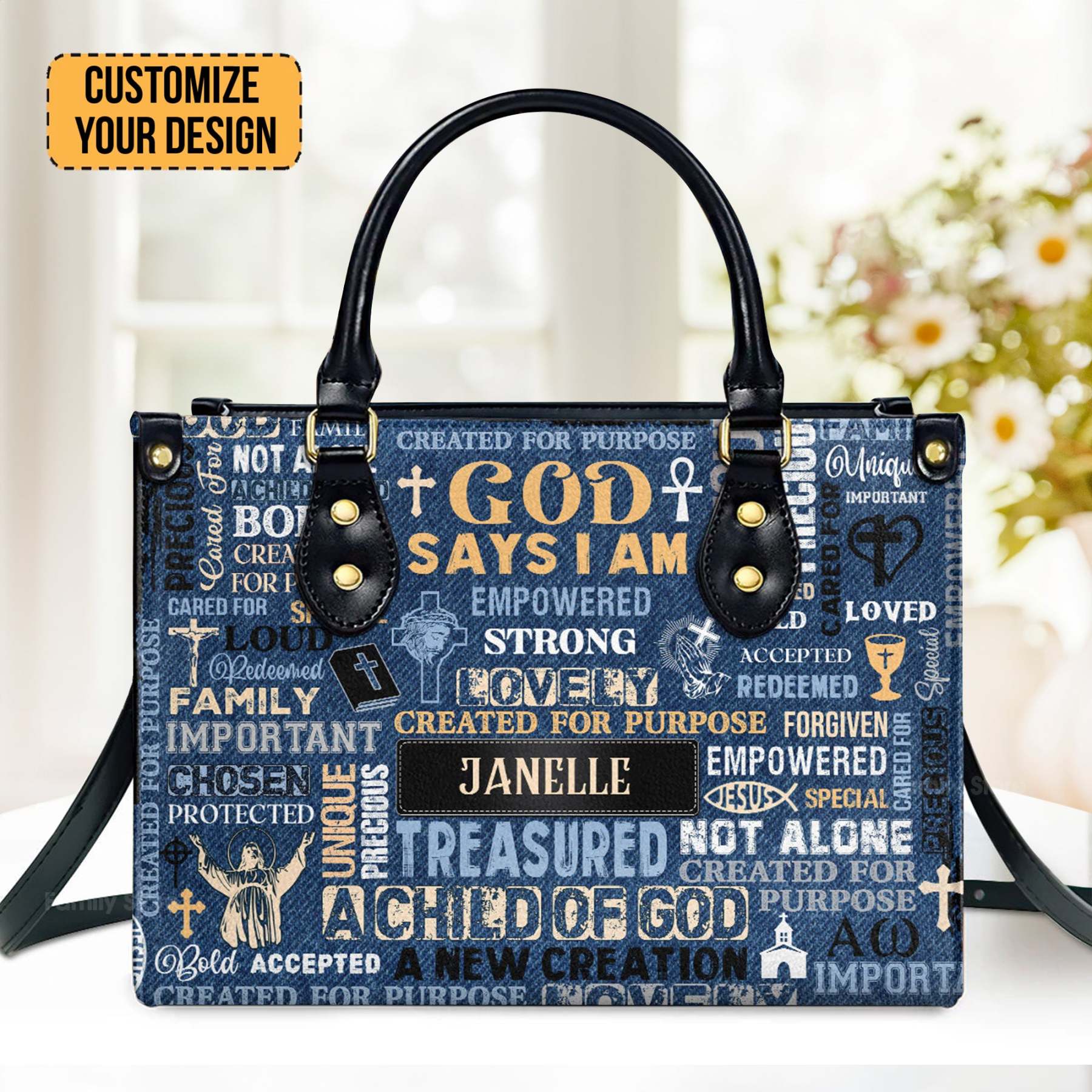 I Am A Child Of God - Scripture Gifts For Women Of God Personalized bag