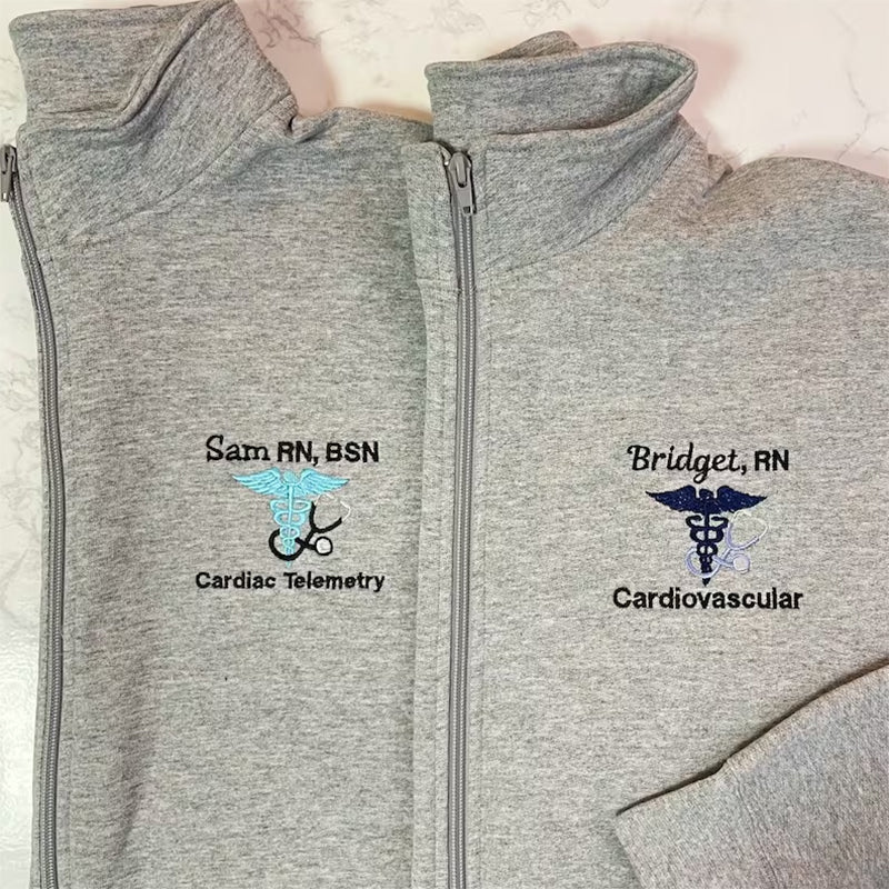 Personalized Medical Jacket  For Women