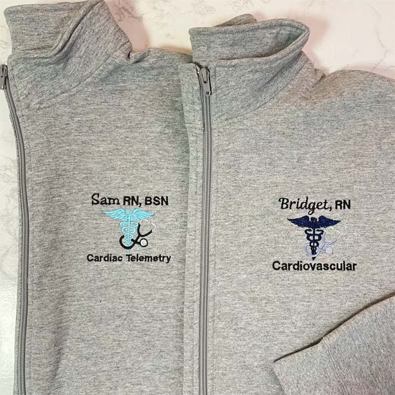Personalized Medical Jacket  For Women