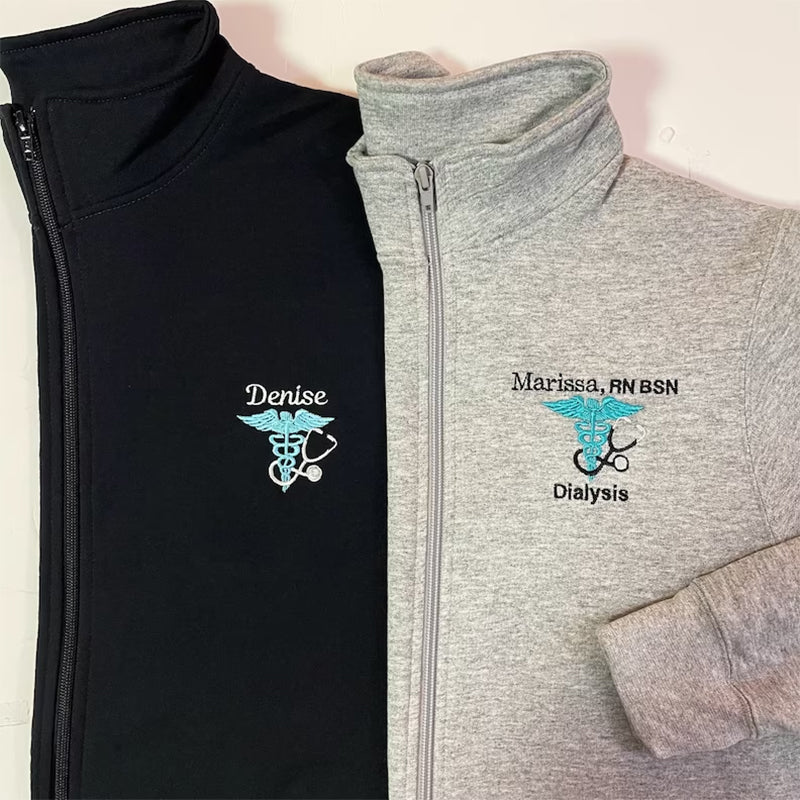 Personalized Medical Jacket  For Women