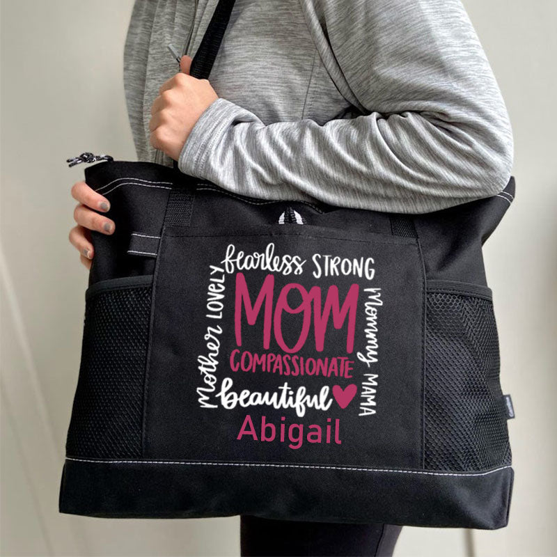 Personalized Tote Bag Mom compassionte beautiful