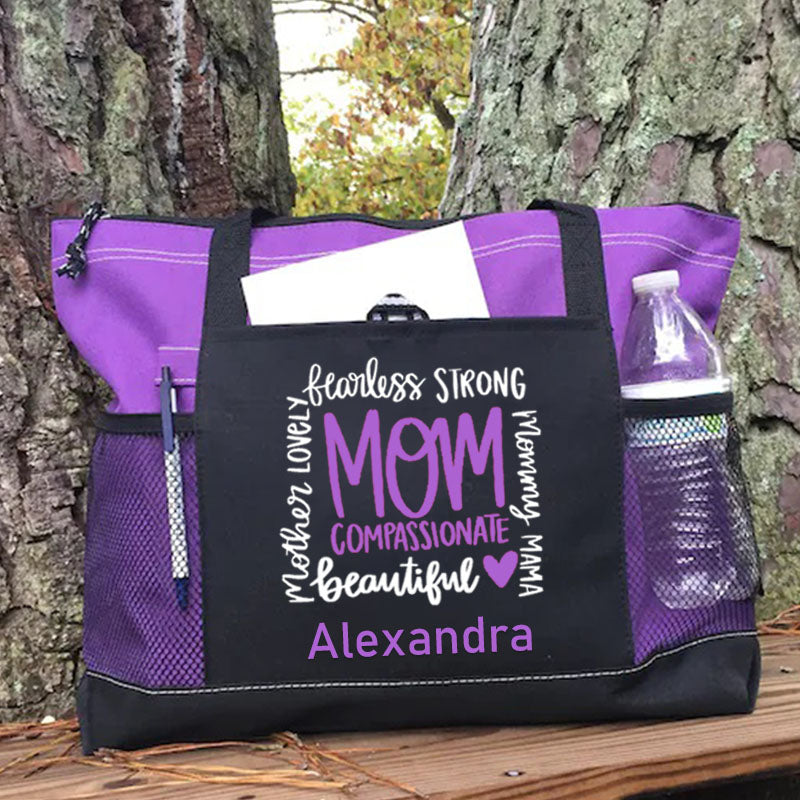 Personalized Tote Bag Mom compassionte beautiful