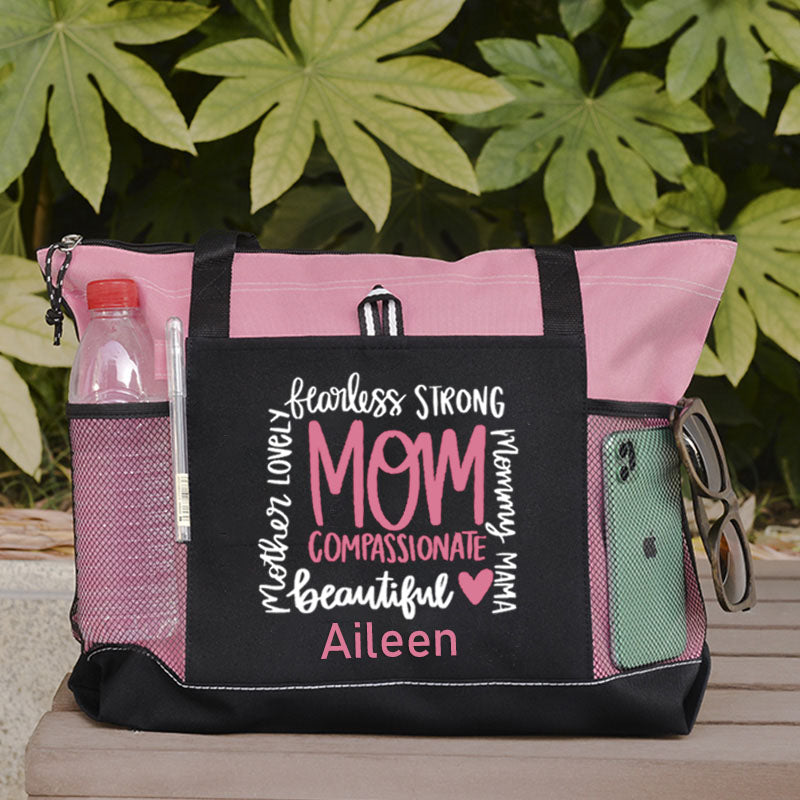 Personalized Tote Bag Mom compassionte beautiful