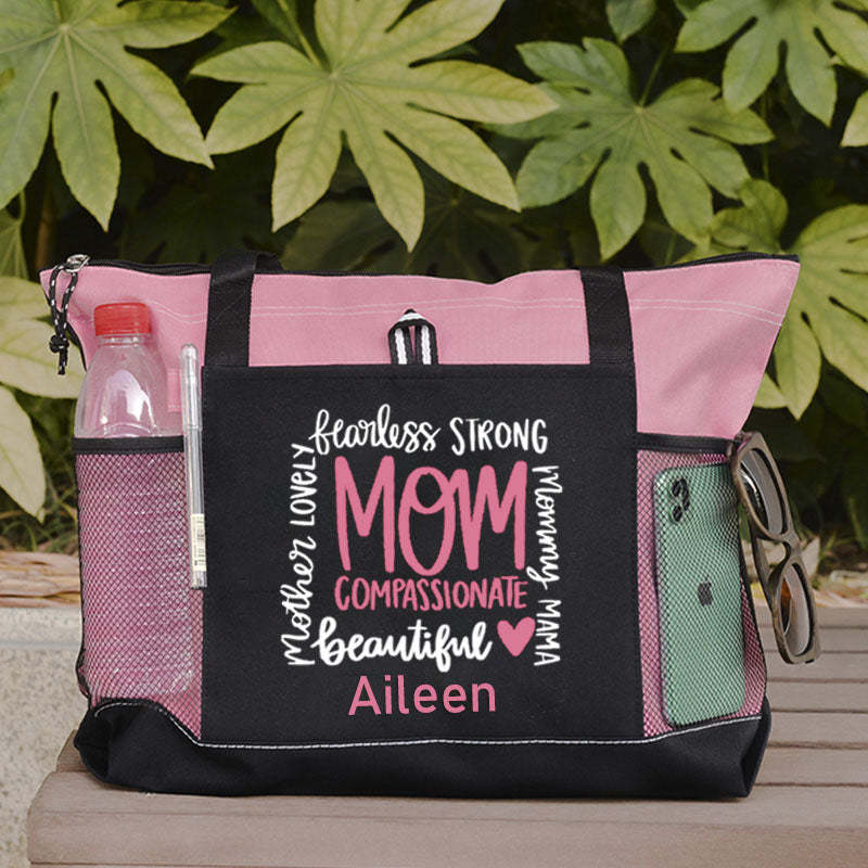 Personalized Tote Bag Mom compassionte beautiful
