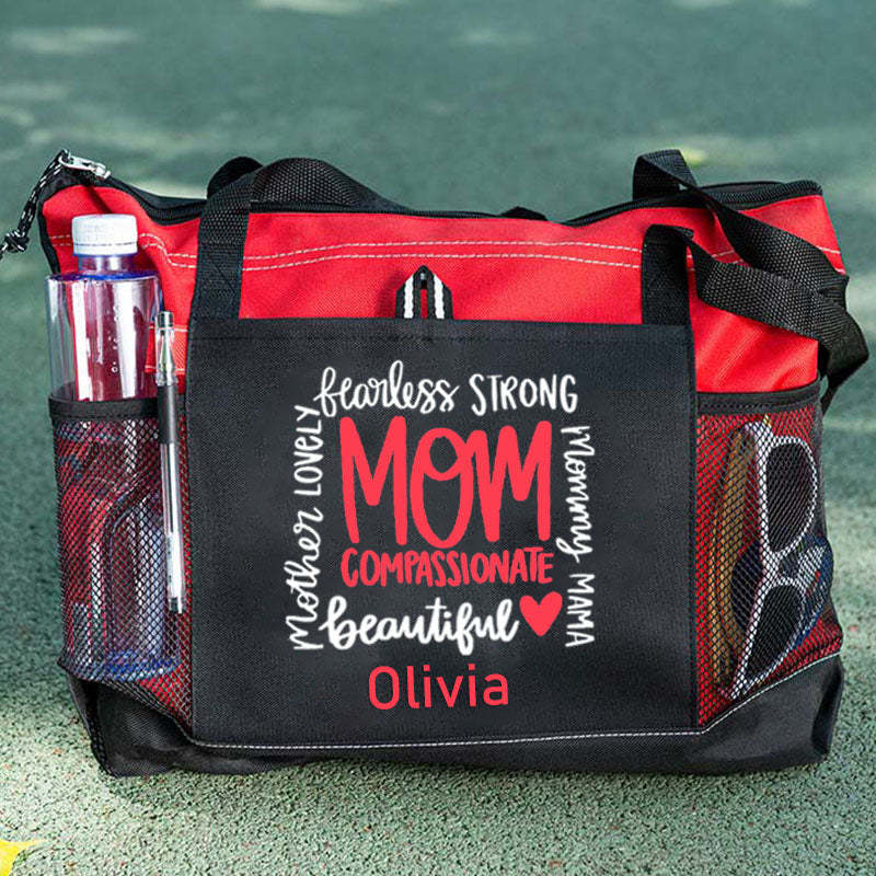 Personalized Tote Bag Mom compassionte beautiful