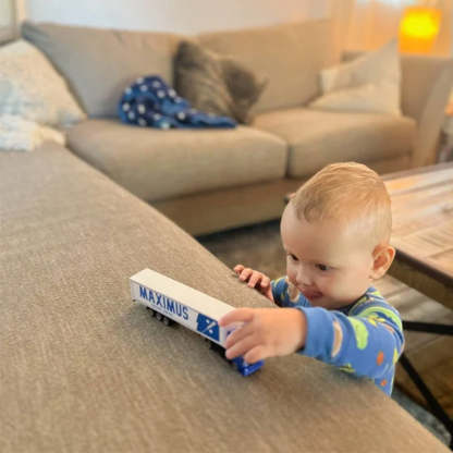 Customized With Your Child's Name On The Side Of The Truck Christmas Gift
