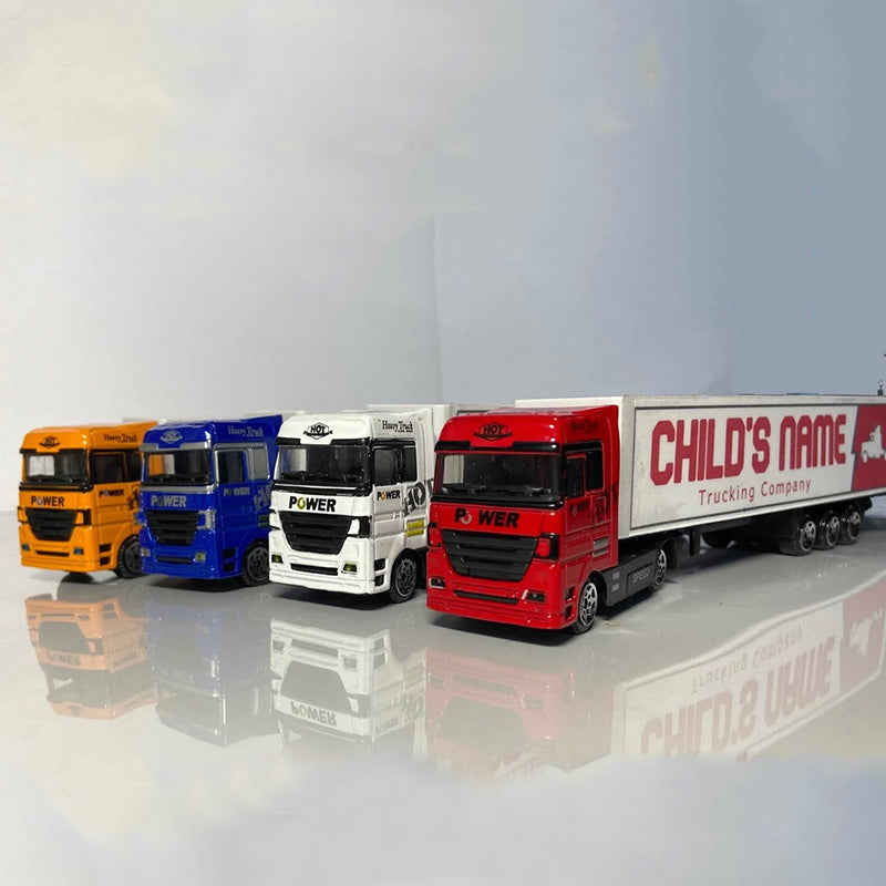Customized With Your Child's Name On The Side Of The Truck Christmas Gift