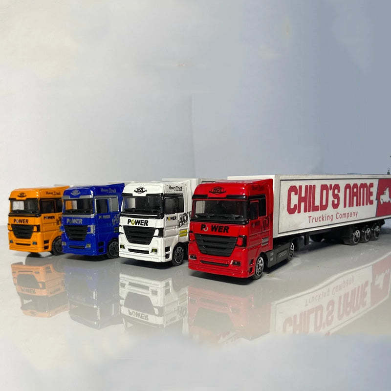 Customized With Your Child's Name On The Side Of The Truck Christmas Gift