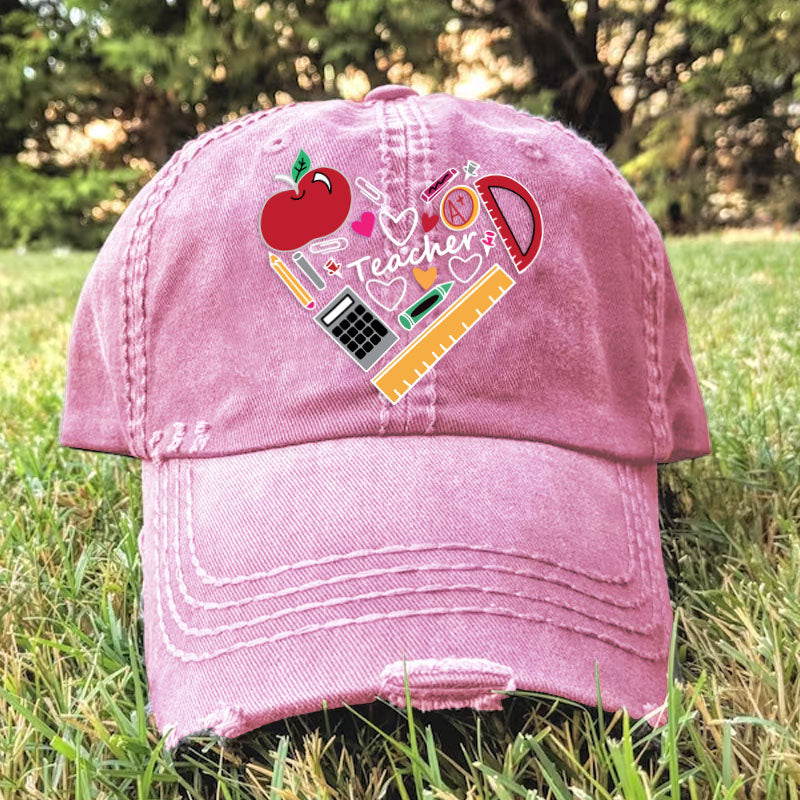 Teacher Icon Baseball Cap Teacher Hat