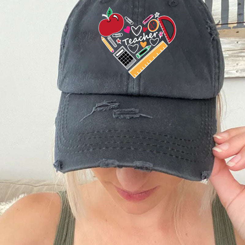 Teacher Icon Baseball Cap Teacher Hat
