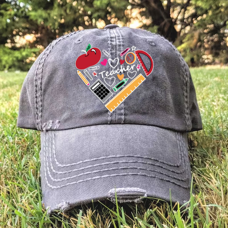 Teacher Icon Baseball Cap Teacher Hat