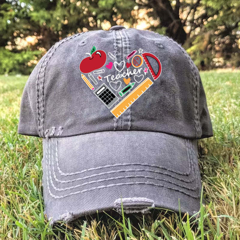 Teacher Icon Baseball Cap Teacher Hat