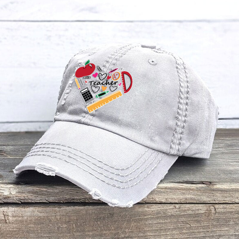 Teacher Icon Baseball Cap Teacher Hat