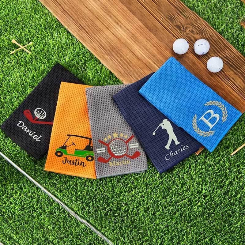 Personalized Golf Gift for Him with Embroidered Name Golf Lover Gift