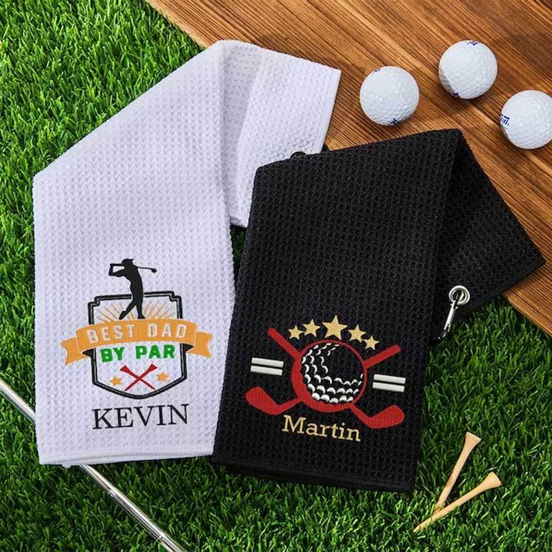 Personalized Golf Gift for Him with Embroidered Name Golf Lover Gift