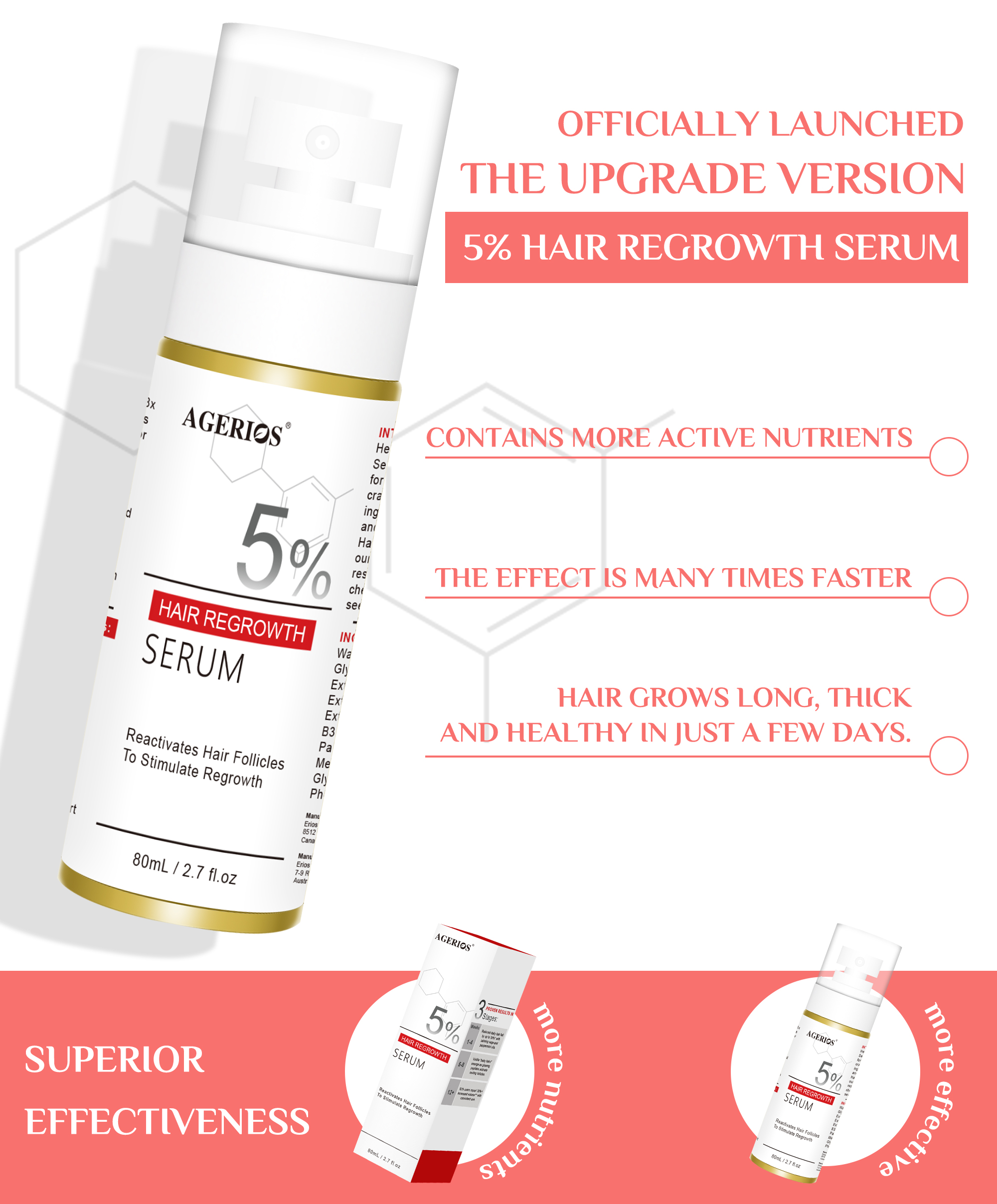 AGerios Plant Hair Growth Spray