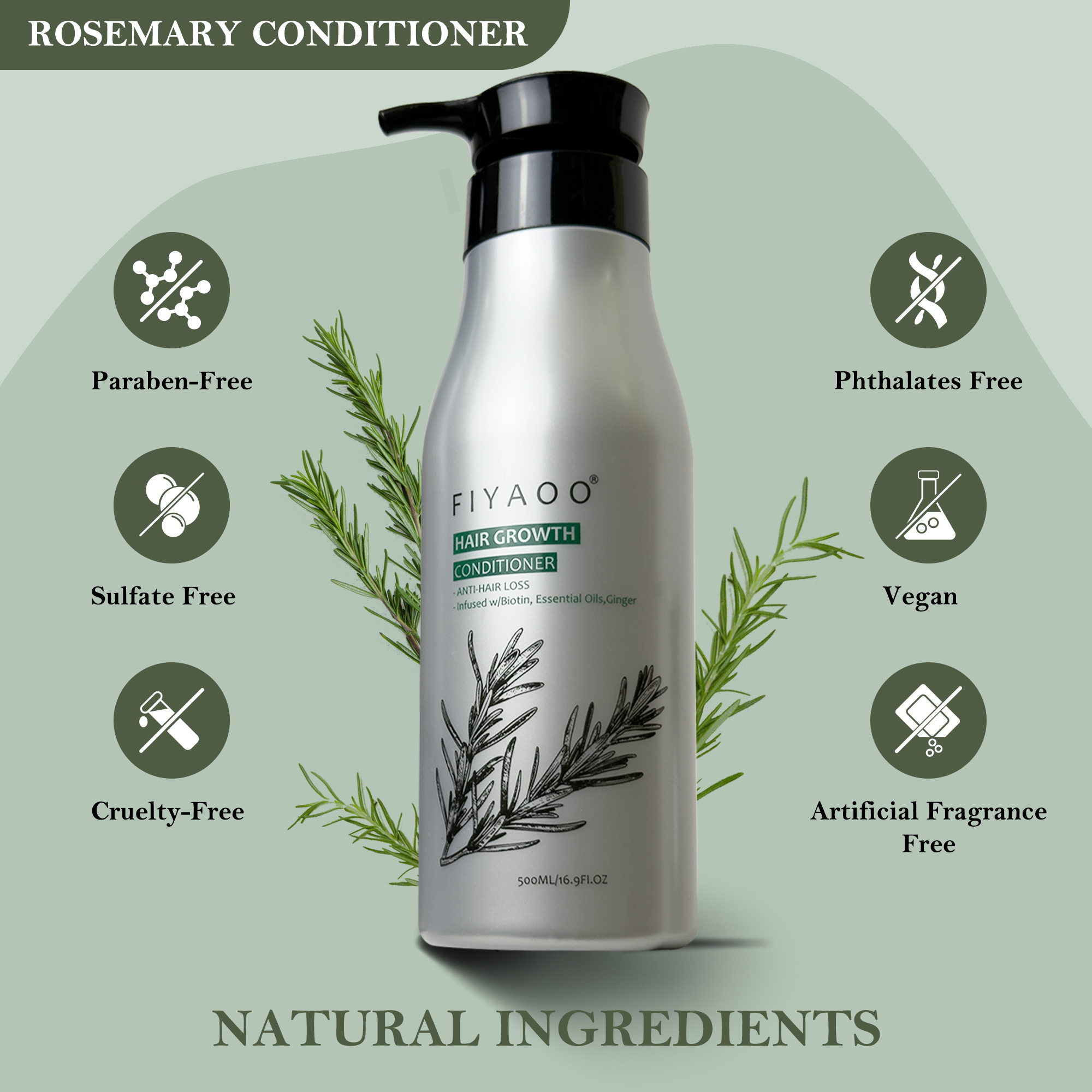 pH Balanced Ginger Formula Growth Conditioner