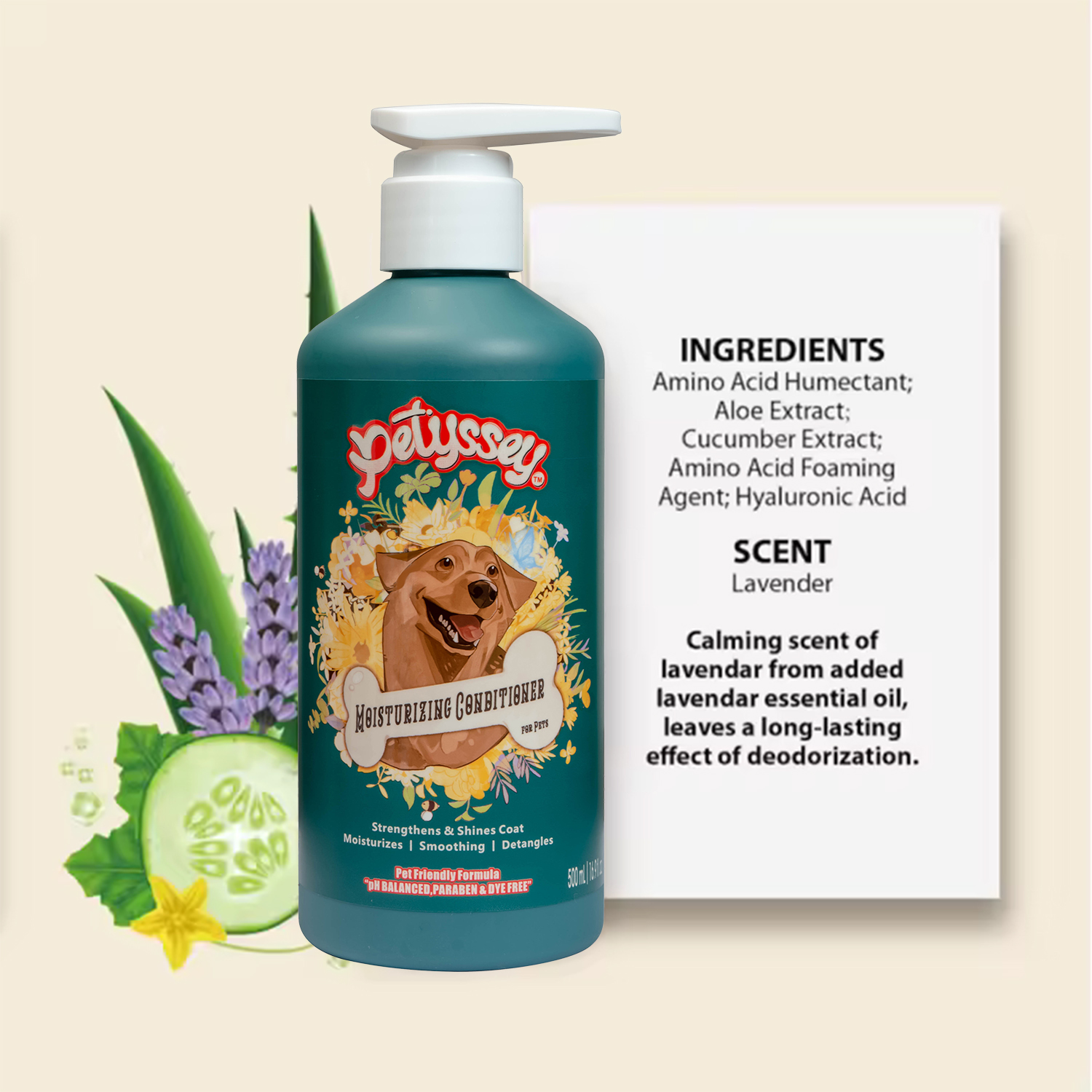  Hydrated Healthy Fragrance Dog Cat Conditioner