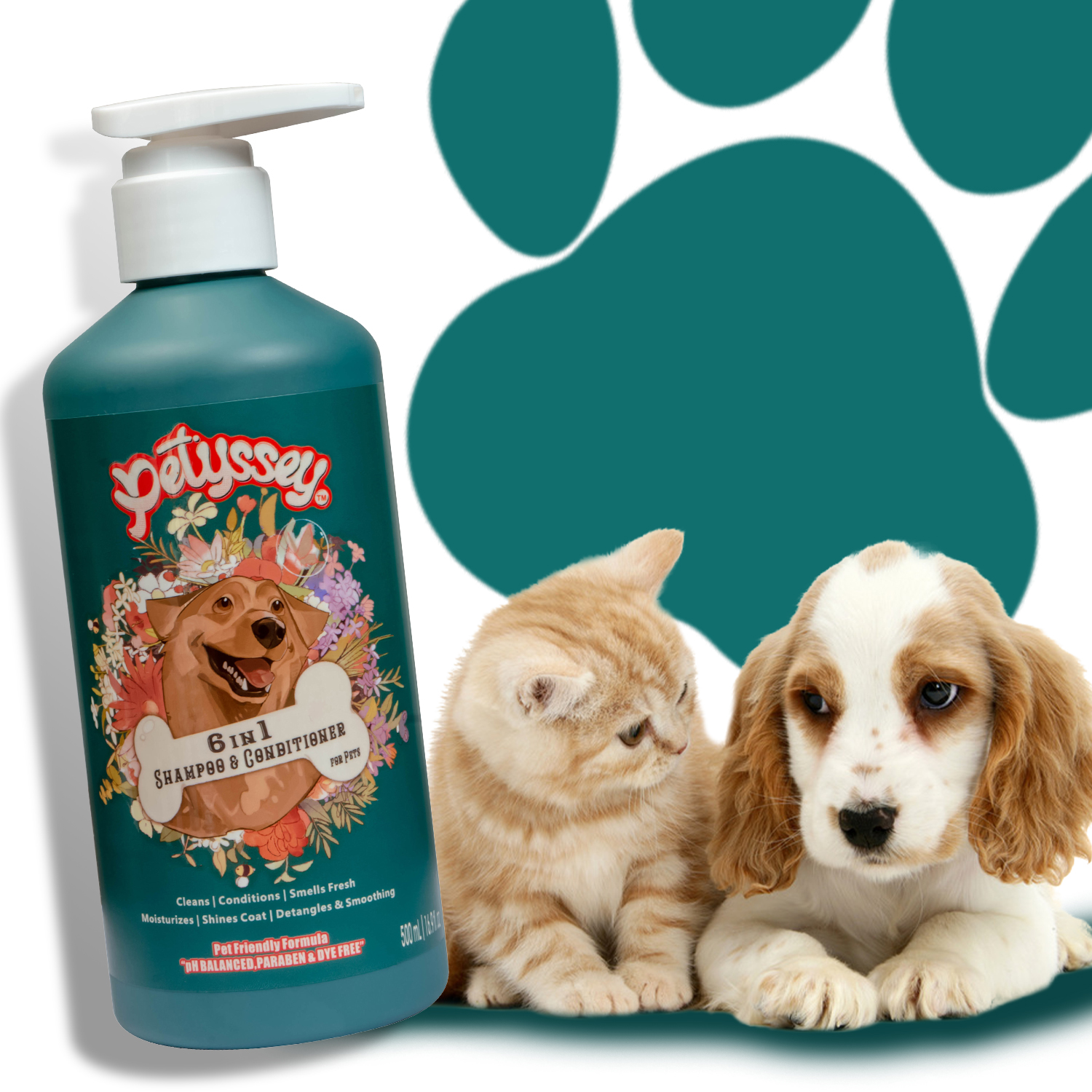 6 in 1 Skin Care Deeply Cleaning Shampoo Conditioner