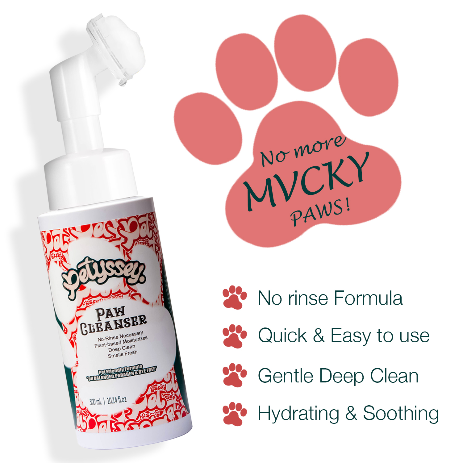  Free Wash Scrub Pet Paw Cleaner