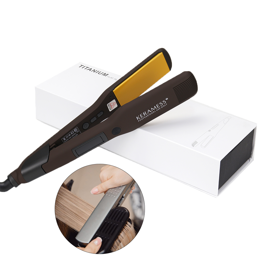  Hair Straightener Titanium Flat Iron 