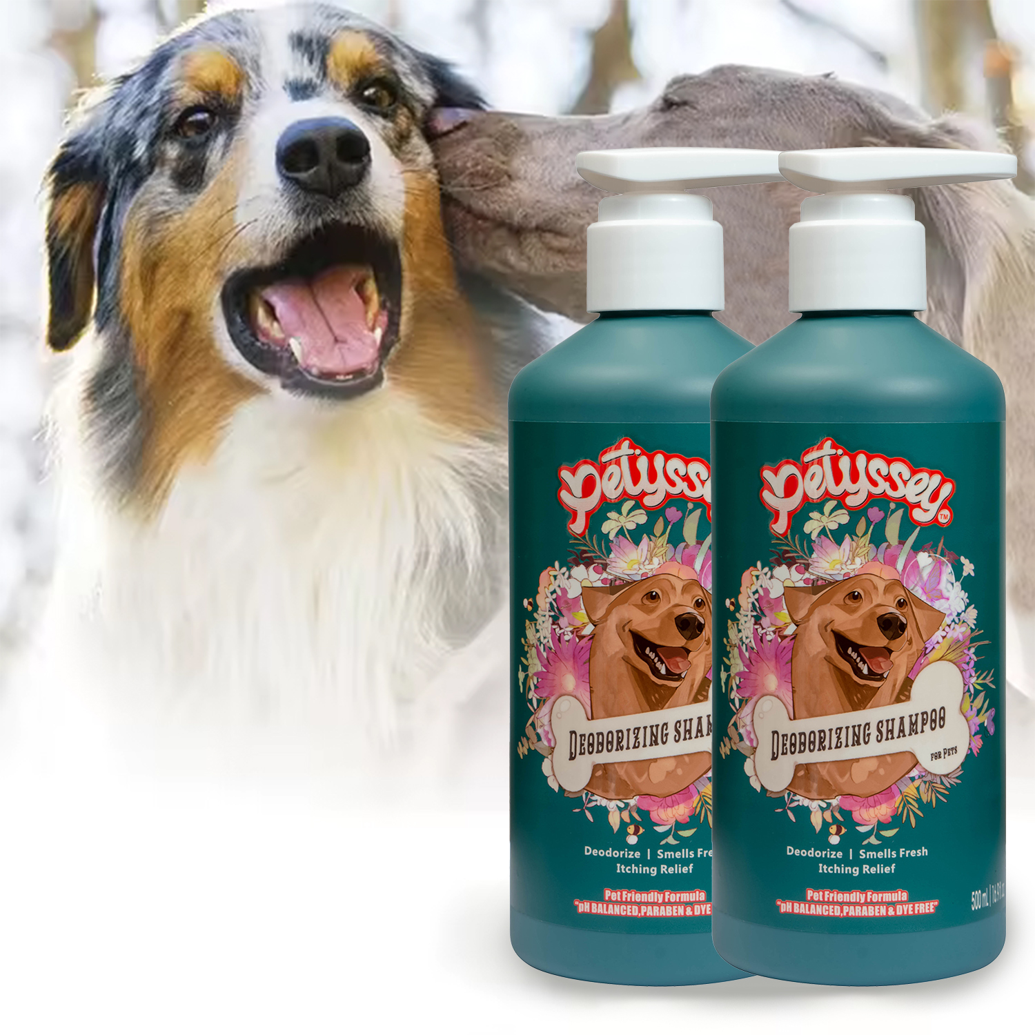 Eco-friendly Deodorizing Shampoo for Pets