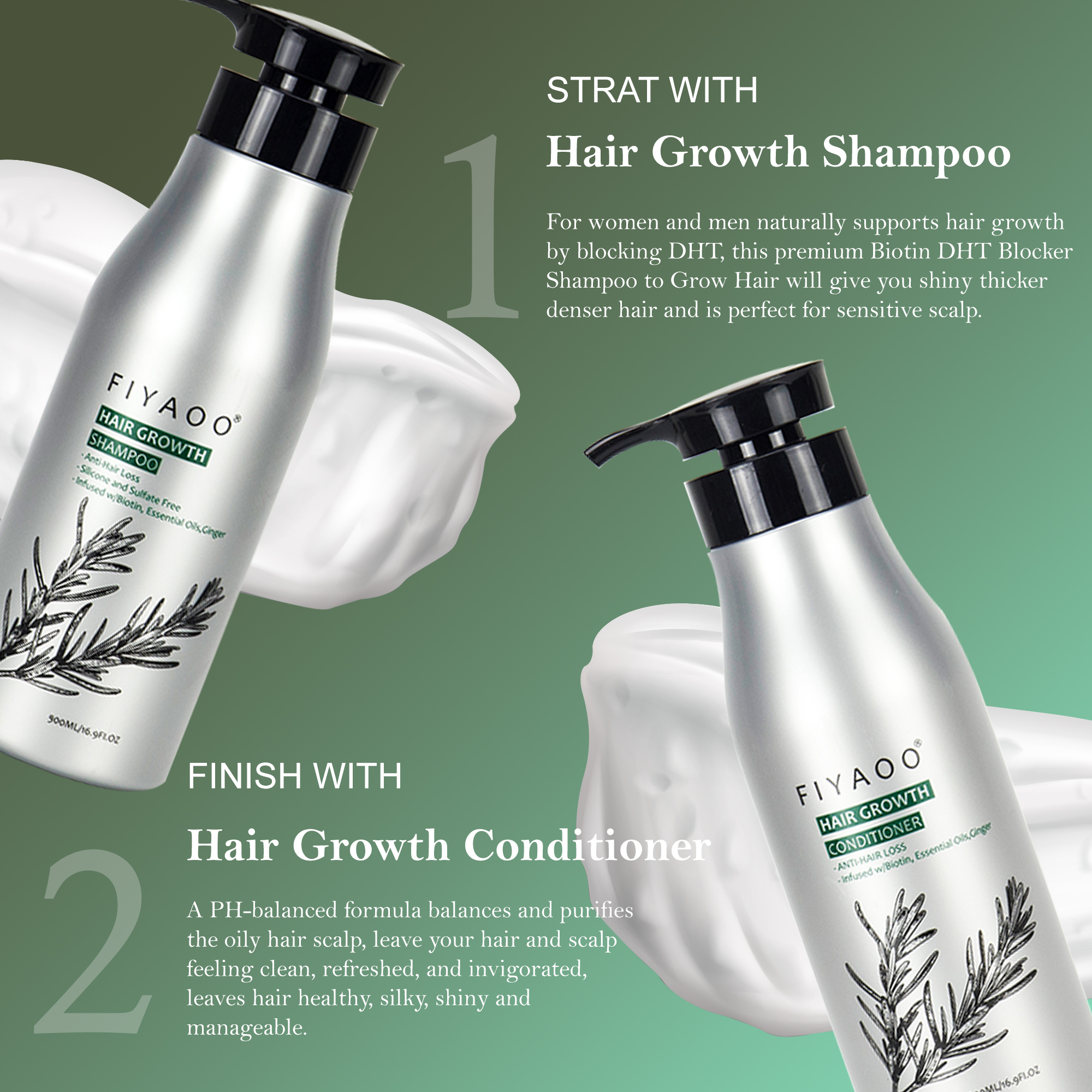 pH Balanced Ginger Formula Growth Conditioner