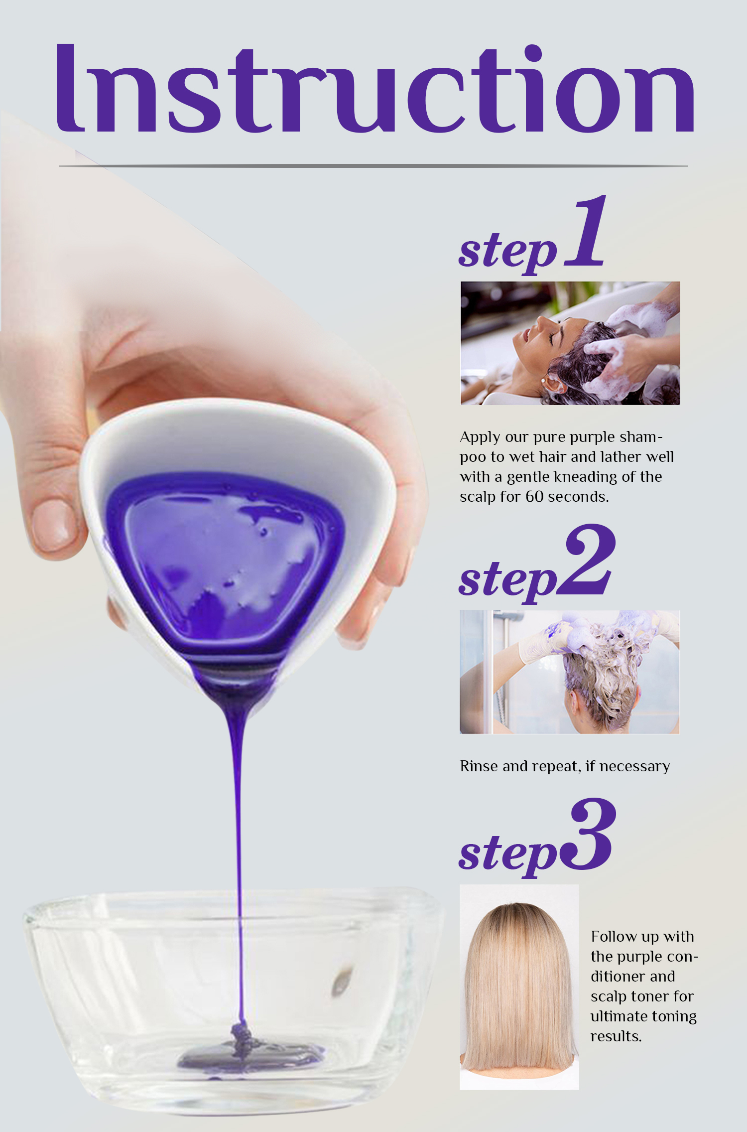 Purple Shampoo for Blond No Yellow