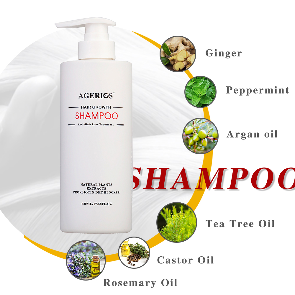 AGerios Plant Extract Hair Growth Shampoo